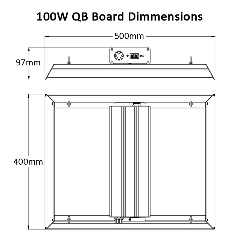 鉢植え用のプロフェッショナル100wLEDグローライト